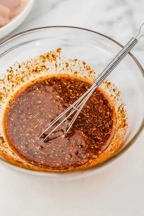 Quick & Easy Mexican Chicken Marinade 2 Chicken coated in lime chili cumin and paprika marinade