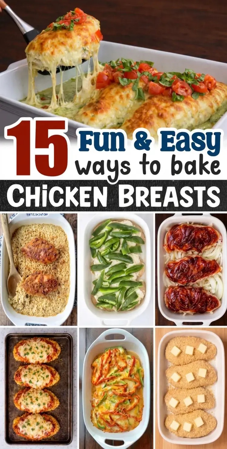 Easy Ways To Bake Chicken Breasts For Dinner: 15 Juicy, Simple Ideas 1 1. Forgotten Chicken & Rice