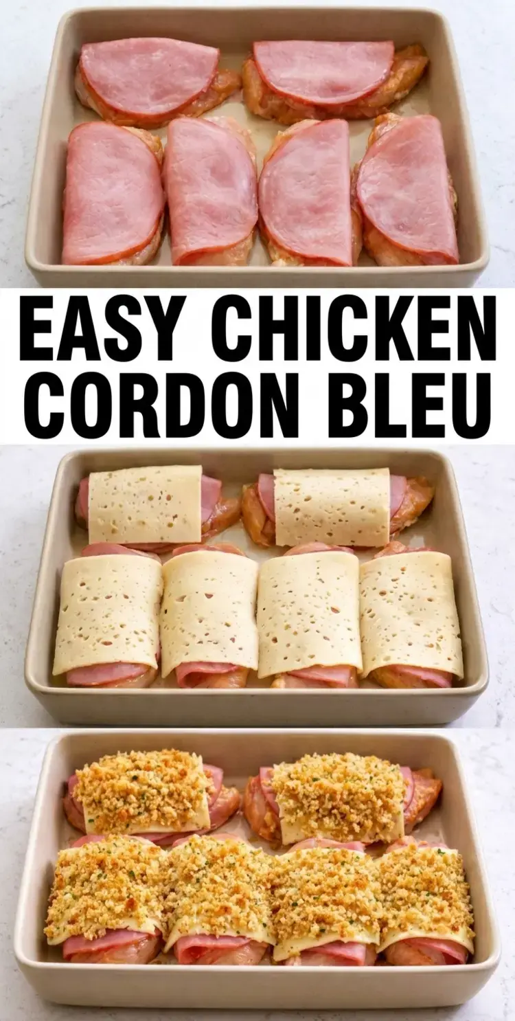 Easy Ways To Bake Chicken Breasts For Dinner: 15 Juicy, Simple Ideas 20 10. Chicken Cordon Bleu