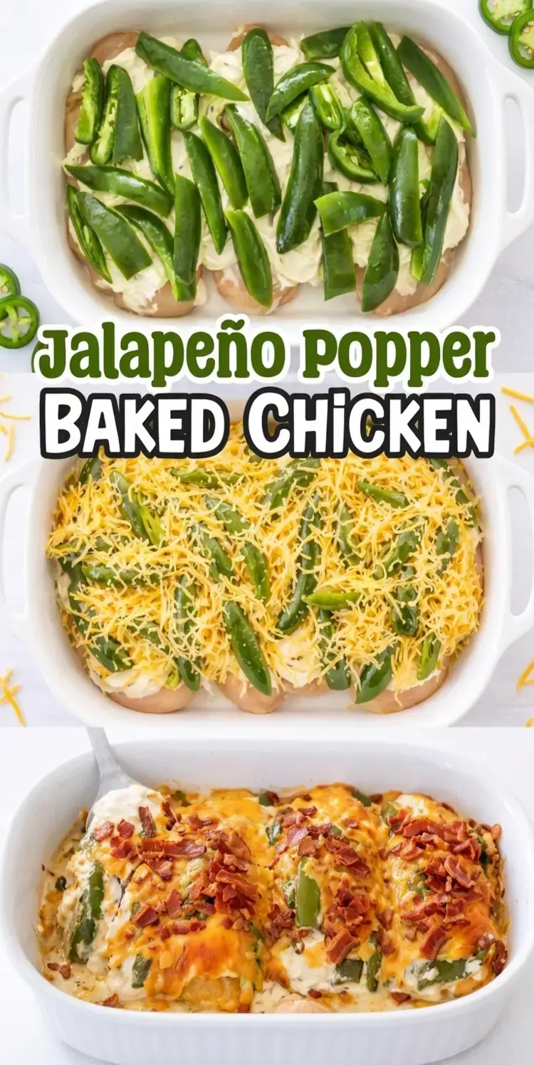 Easy Ways To Bake Chicken Breasts For Dinner: 15 Juicy, Simple Ideas 22 11. Jalapeño Popper Baked Chicken
