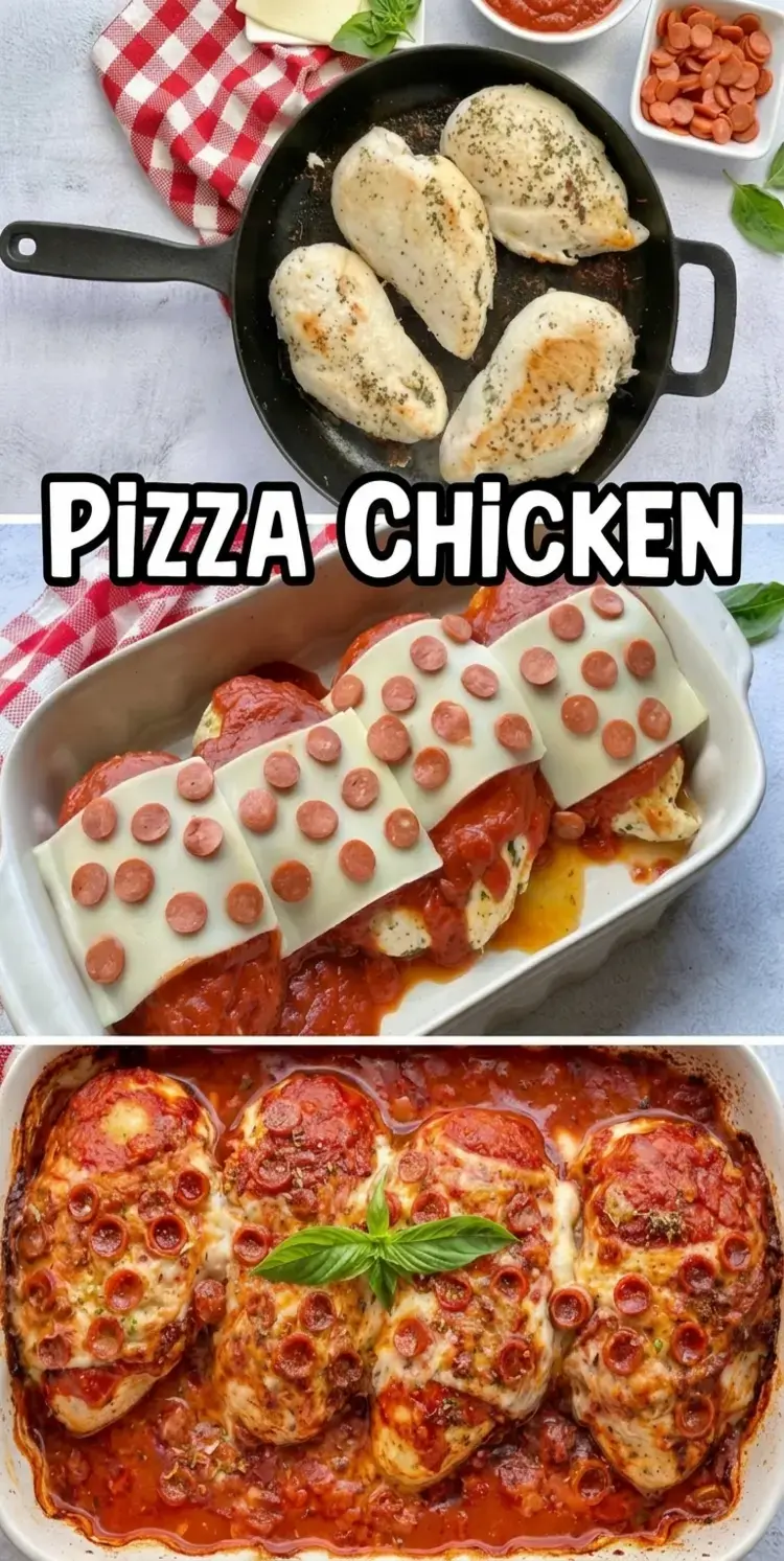 Easy Ways To Bake Chicken Breasts For Dinner: 15 Juicy, Simple Ideas 28 14. Pizza Chicken Bake