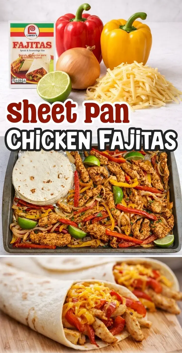 Easy Ways To Bake Chicken Breasts For Dinner: 15 Juicy, Simple Ideas 29 15. Sheet Pan Chicken Fajitas