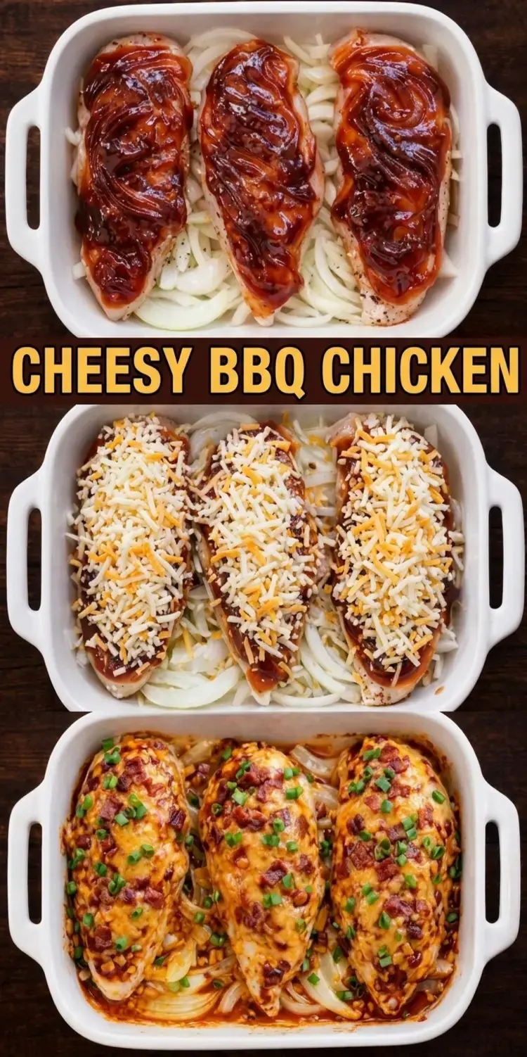 Easy Ways To Bake Chicken Breasts For Dinner: 15 Juicy, Simple Ideas 4 2. Cheesy BBQ Chicken