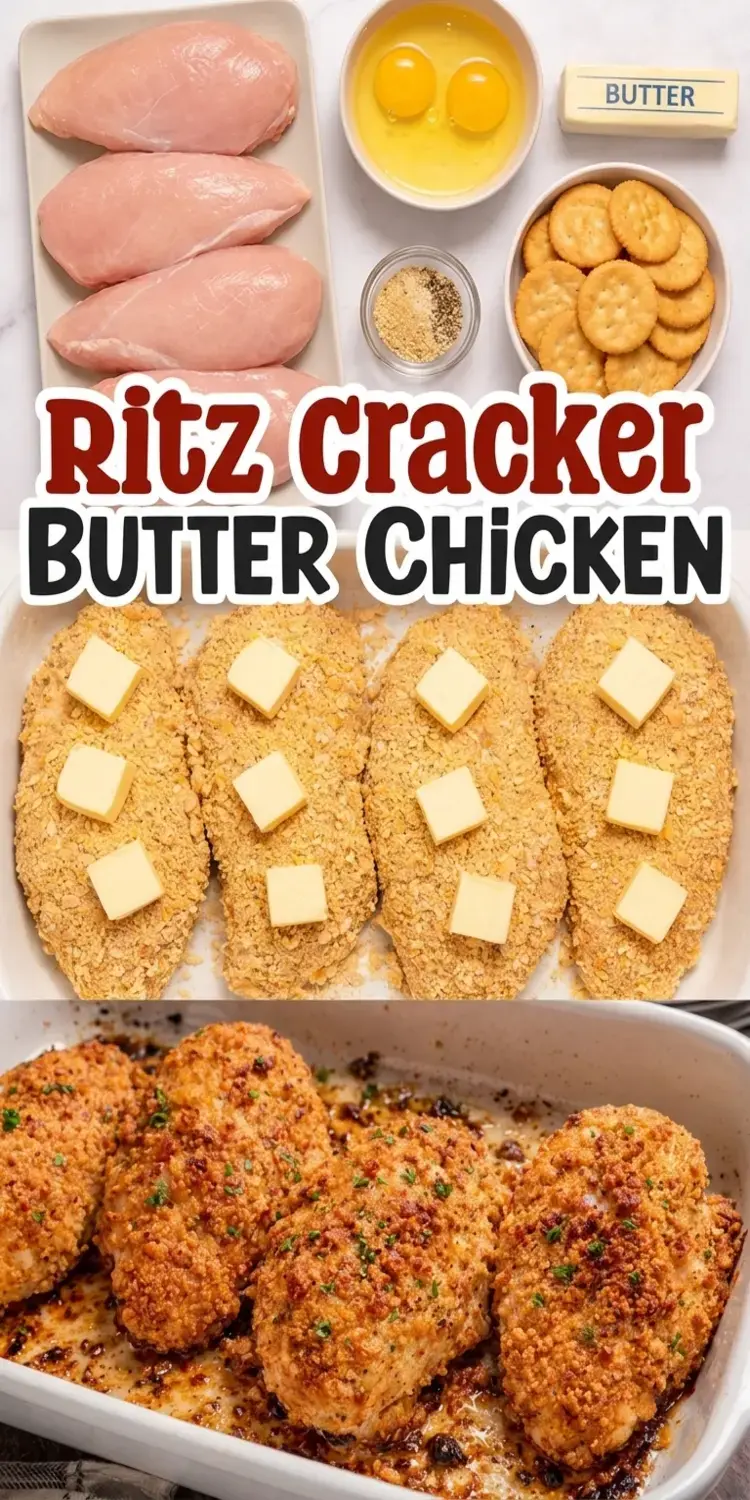Easy Ways To Bake Chicken Breasts For Dinner: 15 Juicy, Simple Ideas 6 3. Ritz Cracker Butter Chicken