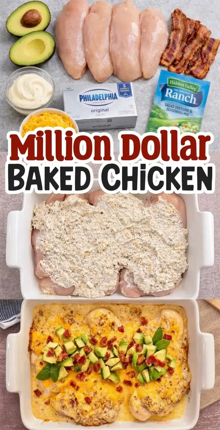 Easy Ways To Bake Chicken Breasts For Dinner: 15 Juicy, Simple Ideas 12 6. Million Dollar Chicken