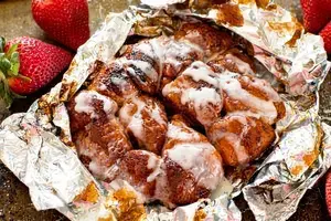 Foil Pack Meals Oven Grill Campfire Recipes for Easy Dinners 34 Campfire S'more Nachos Grill Packet