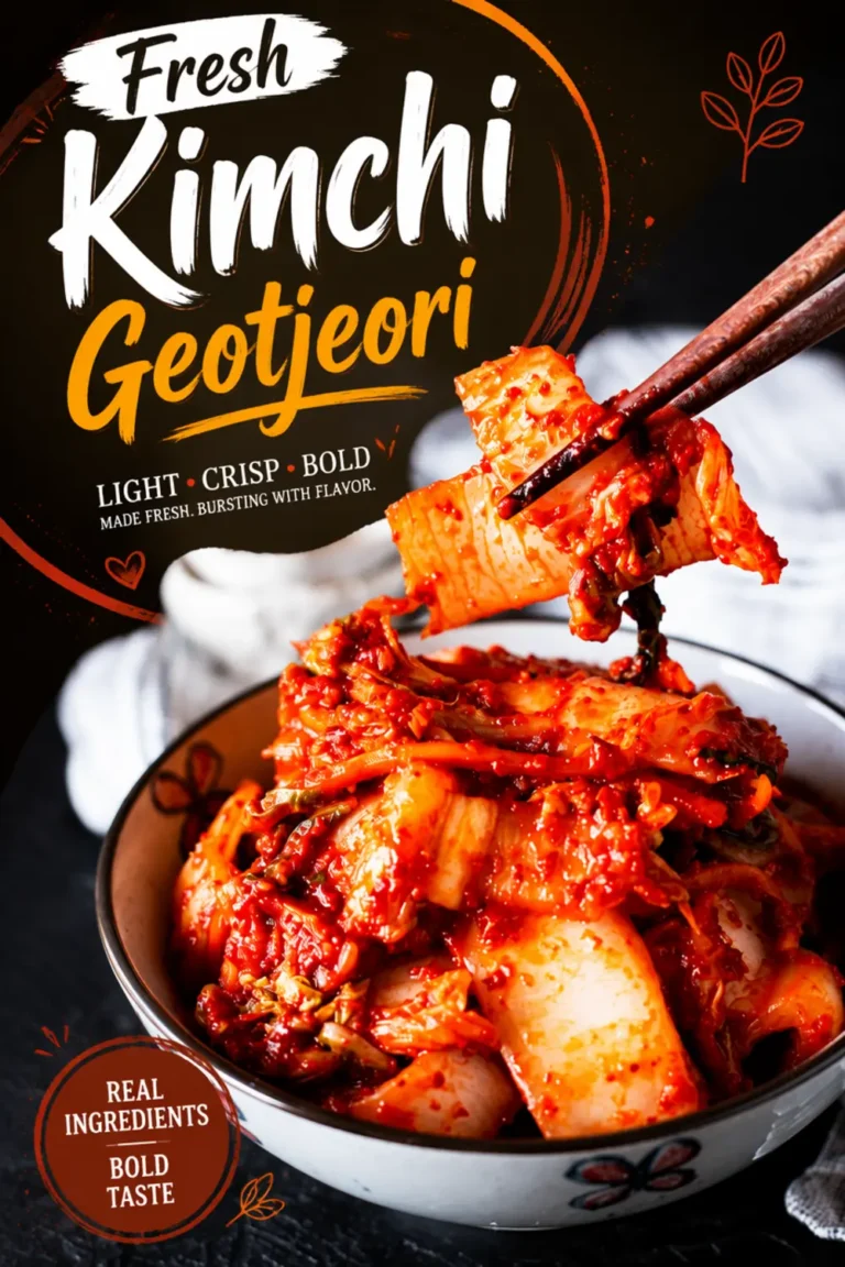 Fresh Kimchi Geotjeori