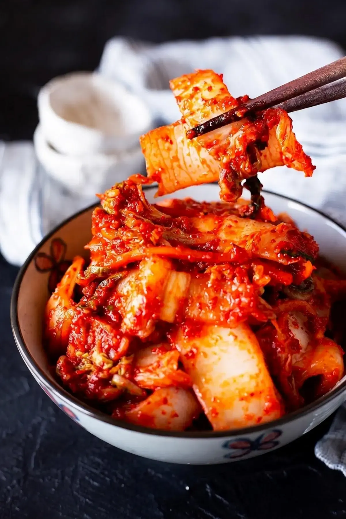 Fresh Kimchi Geotjeori: Crisp Korean Kimchi at Home 1 Fresh kimchi geotjeori with napa cabbage
