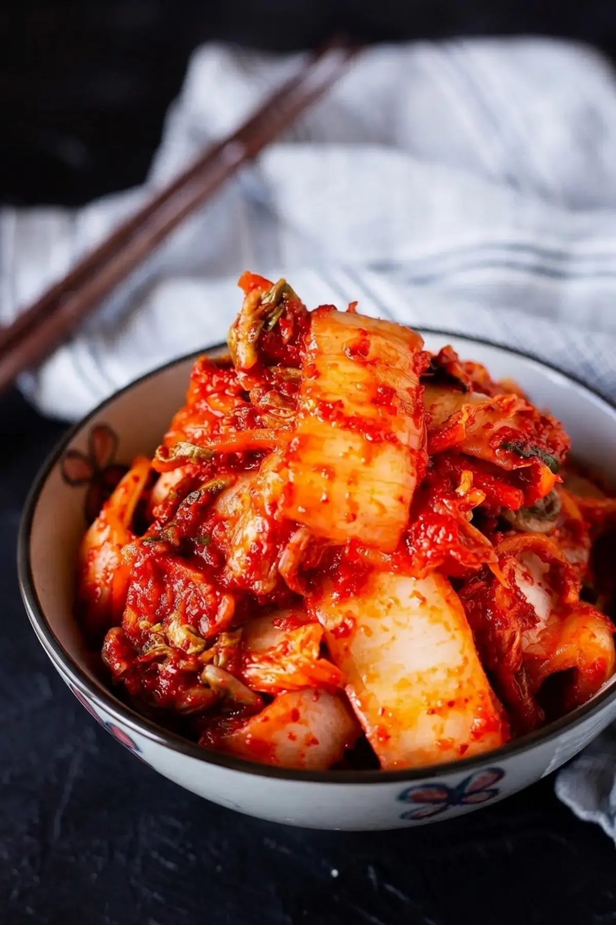 Fresh Kimchi Geotjeori: Crisp Korean Kimchi at Home 2 Vibrant freshly mixed Korean geotjeori