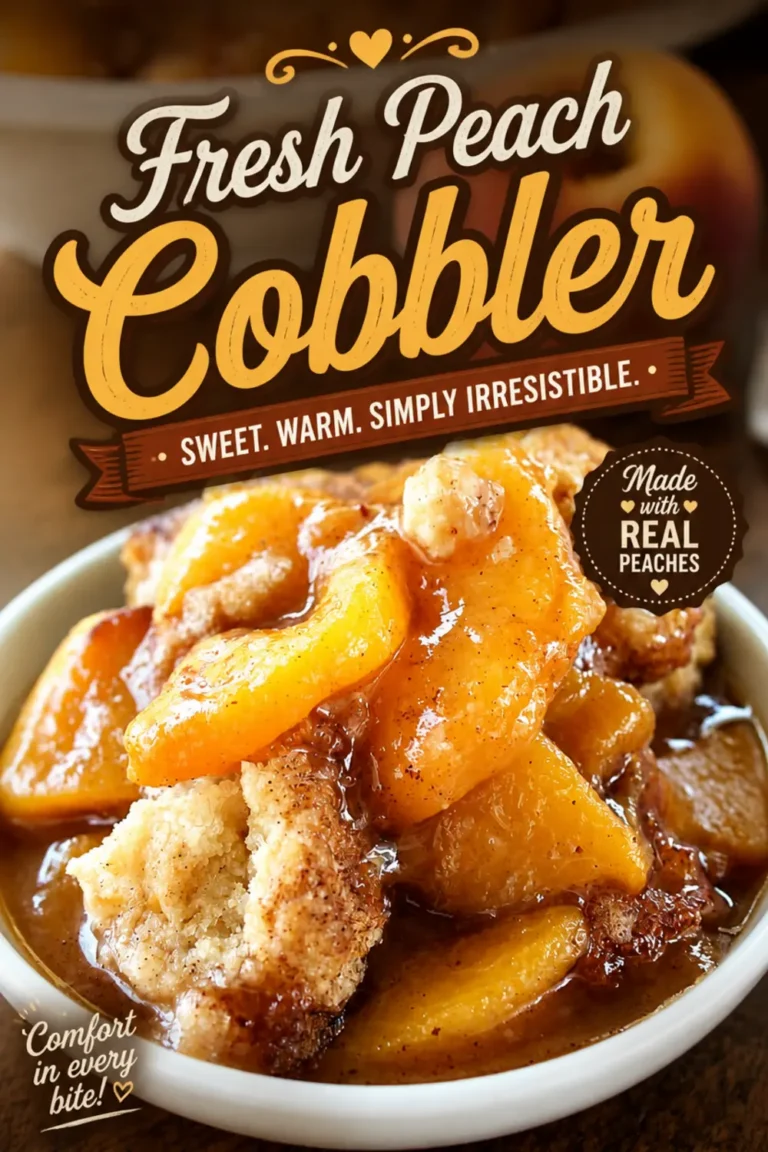 Fresh Peach Cobbler