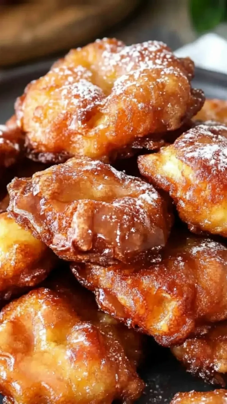 Fresh Peach Fritters