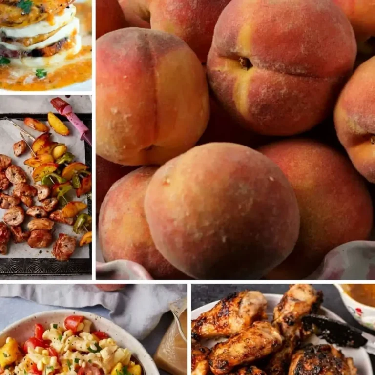 Fresh Peach Recipes That Arent Dessert But Taste