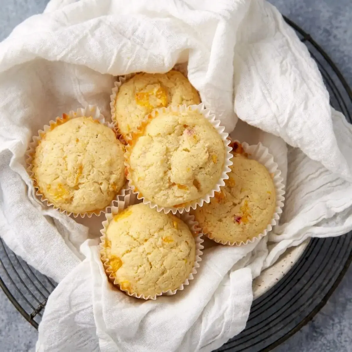 Fresh Peach Recipes That Arent Dessert But Taste Amazing 8 Peach Cornmeal Muffins