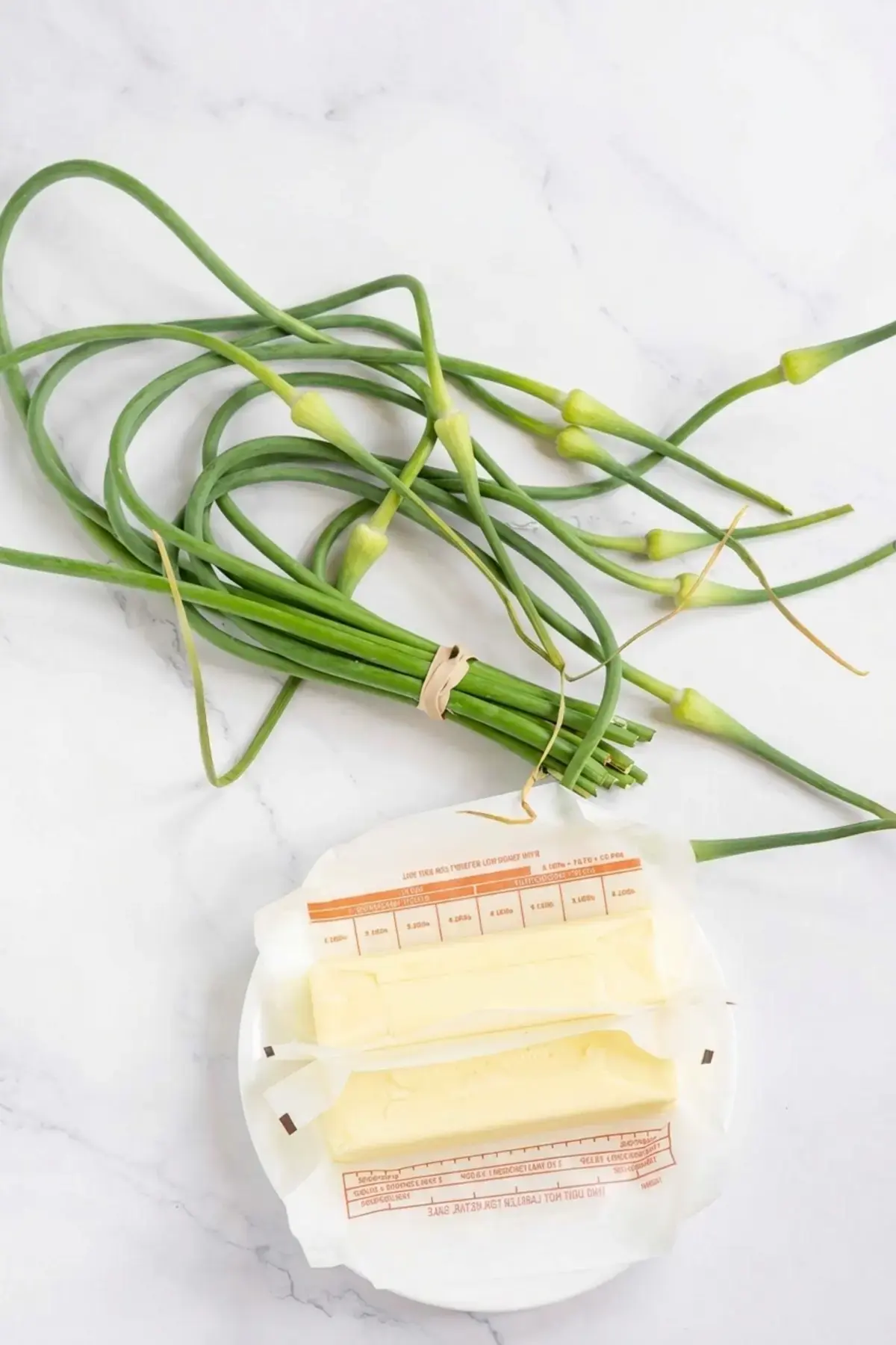 Garlic Scape Butter, Ingredients