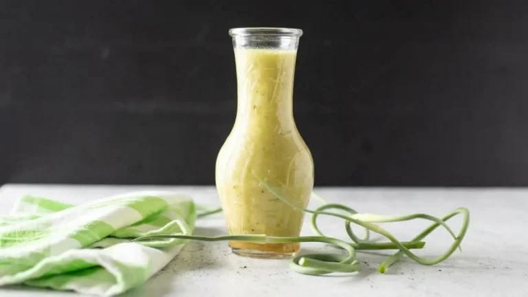 Garlic Scape Dressing Vinaigrette