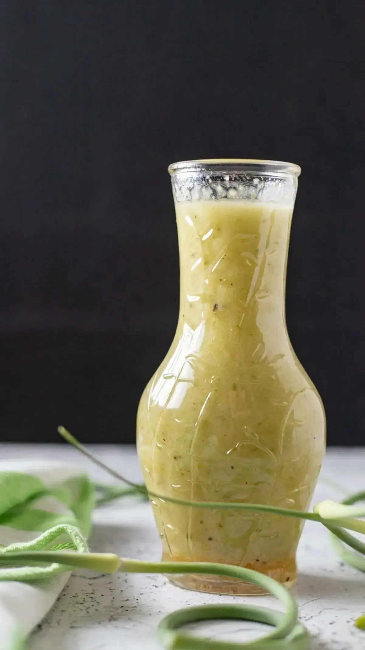 How to use garlic scape vinaigrette