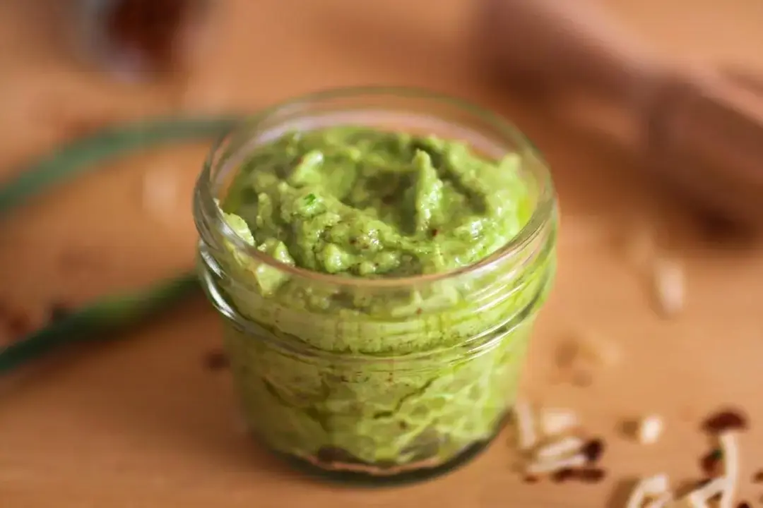 Zesty Garlic Scape Pesto
