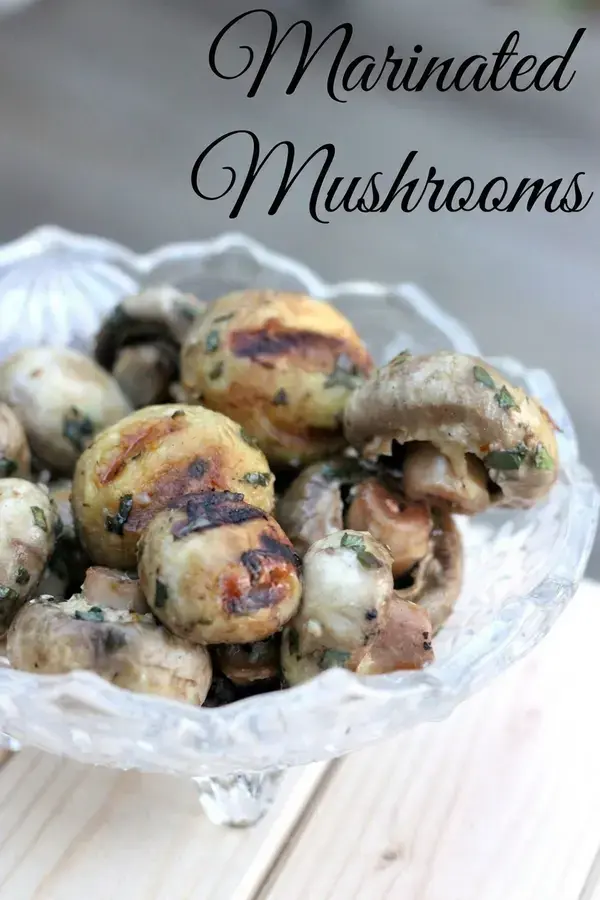 Grilled Side Dish Recipes Grilled Fruit and Vegetable Ideas for Summer BBQs 15 8. Grilled Mushrooms by Clever Housewife