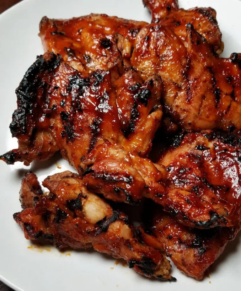 Grilled Spicy Bbq Chicken Thighs with Homemade Sauce 12 Grilled Spicy Bbq Chicken Thighs