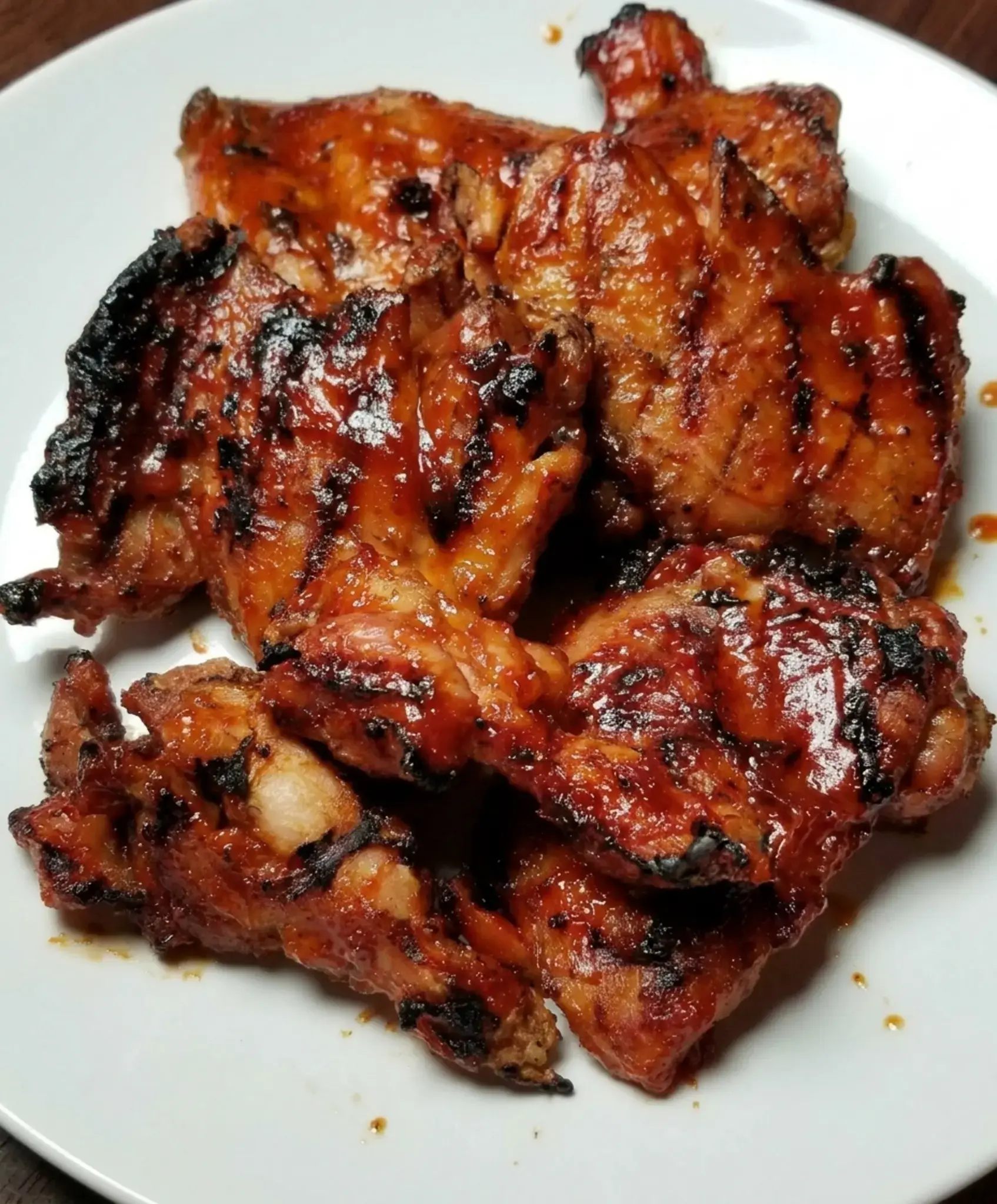 Grilled Spicy Bbq Chicken Thighs with Homemade Sauce 7 Ingredients you need to make my spicy bbq chicken recipe: