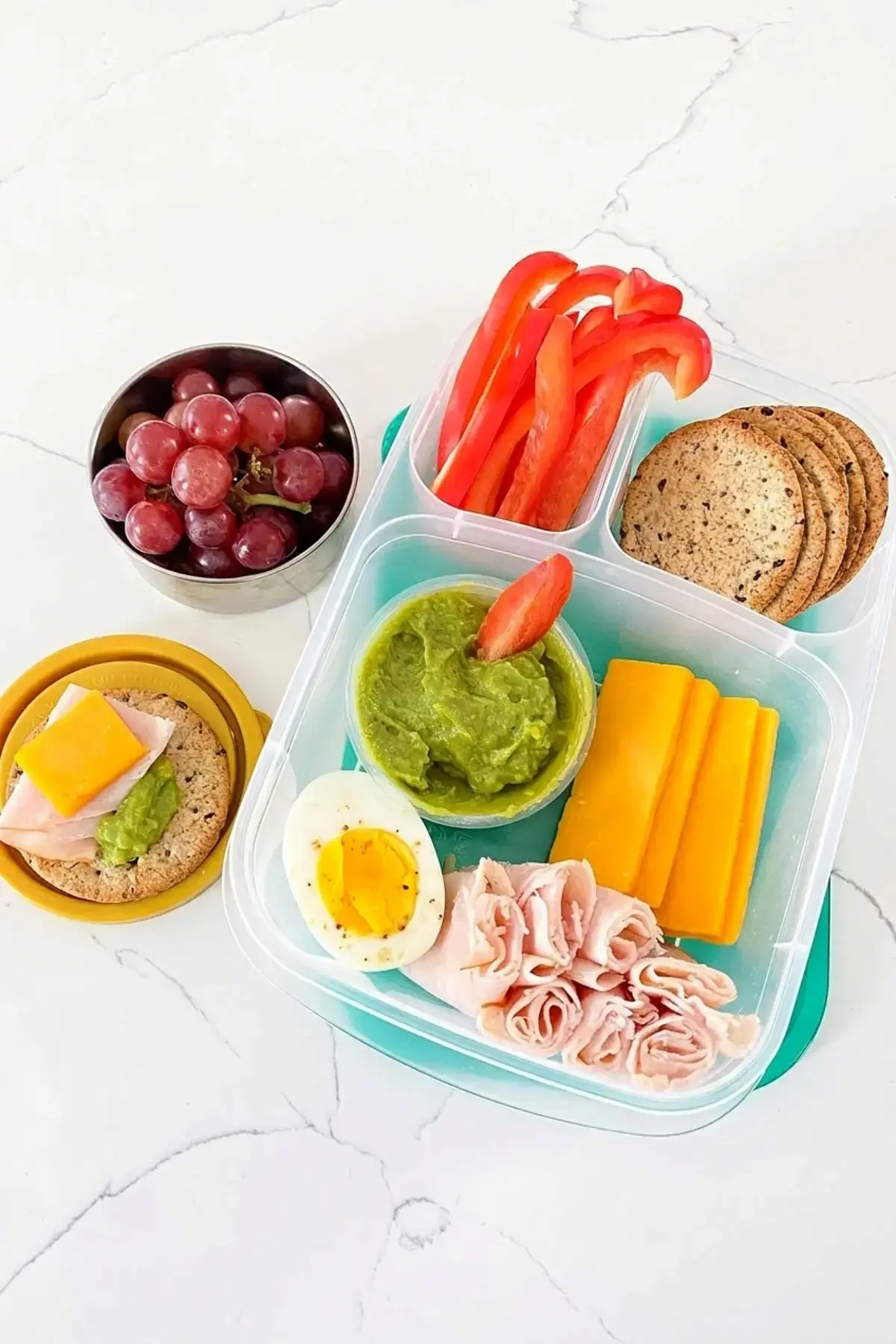 Guacamole Protein Bento Lunch, Guacamole Protein Bento Ingredients