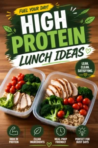 High Protein Lunch Ideas