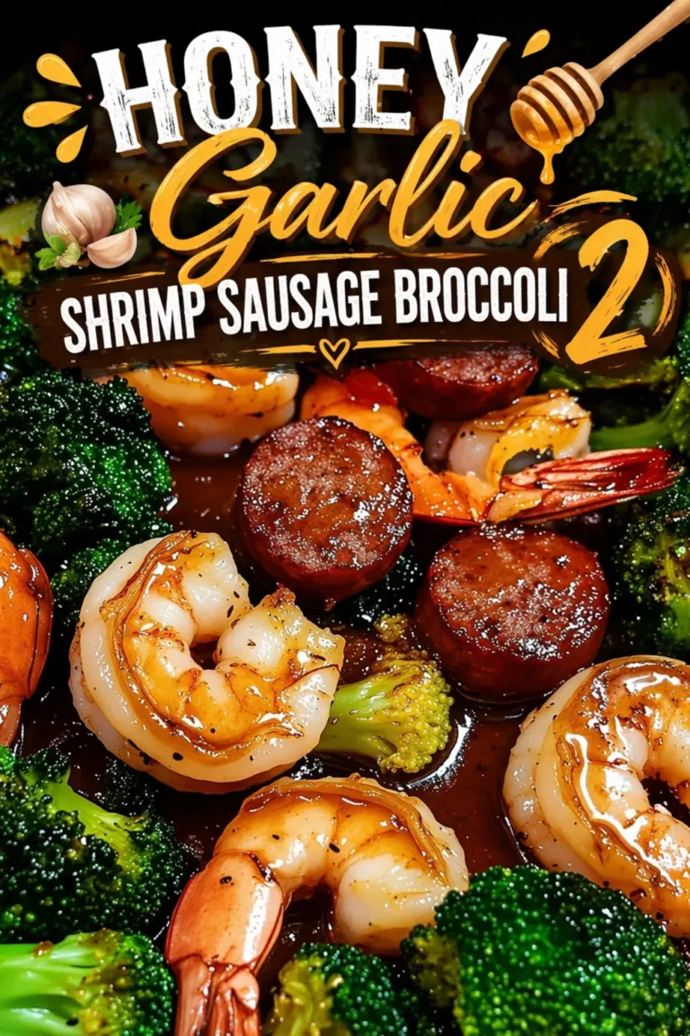 Honey Garlic Shrimp Sausage Broccoli 2