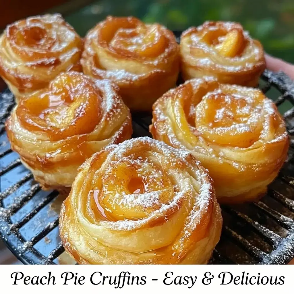Irresistible Summer Peach Cake for a Moist Fruity Dessert 7 Irresistible Summer Peach Cake, Peach Pie Cruffins - Easy & Delicious