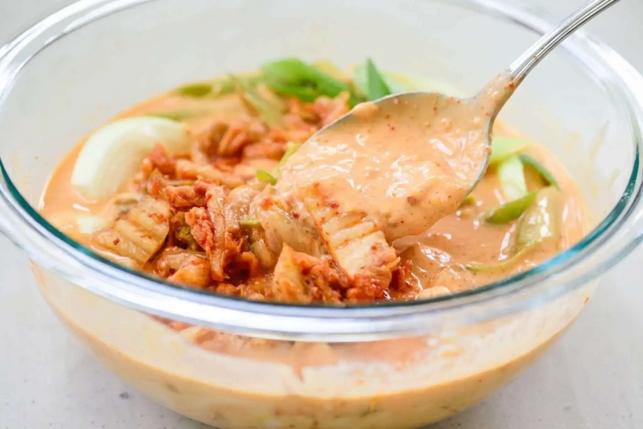 How to Make Kimchi Jeon Kimchi Pancake 3