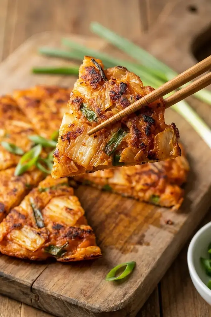 How to Make Kimchi Jeon Kimchi Pancake 6