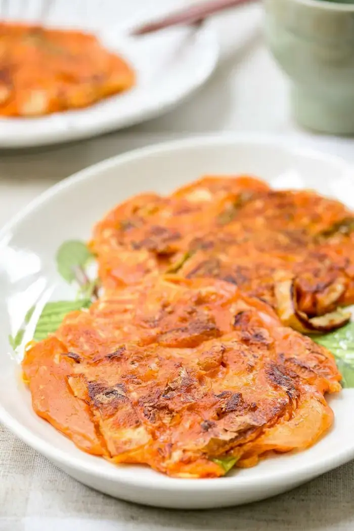 Kimchi Jeon Kimchi Pancake, Kimchi pancake batter