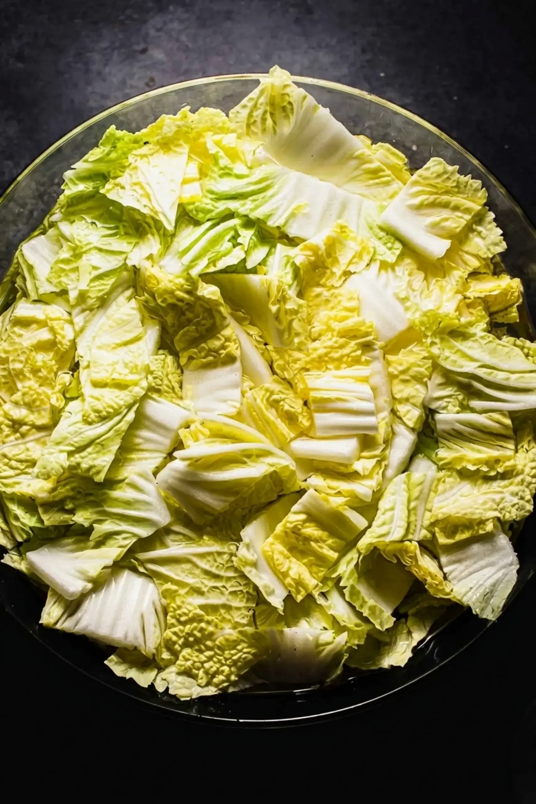 Cut the cabbage
