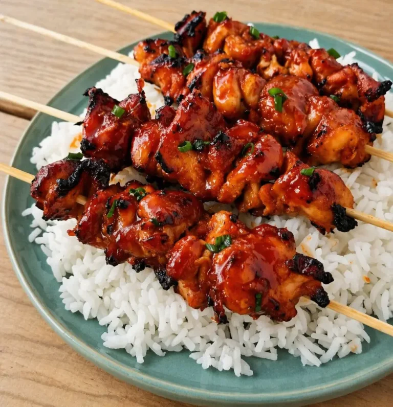Korean Chicken Skewers