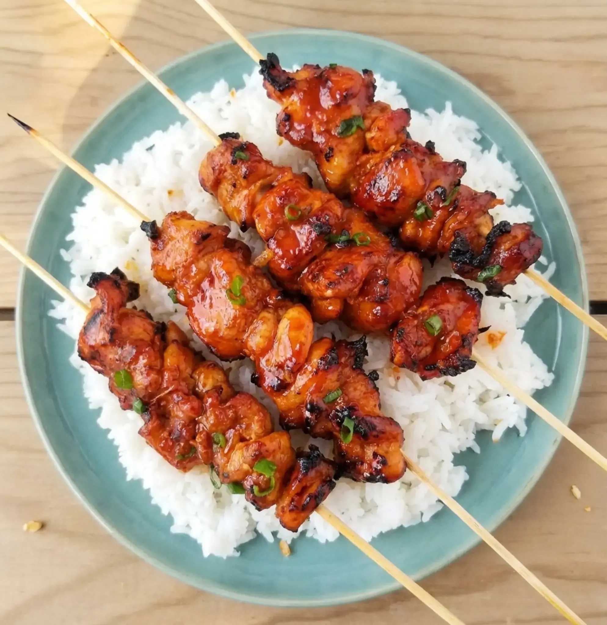 How to make the Best Ever Korean Chicken Skewers: