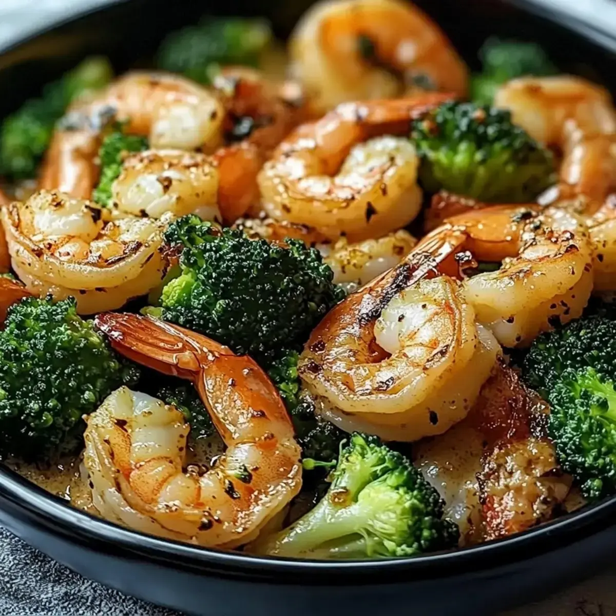 Want Delicious Low Carb Shrimp And Broccoli Tonight? 2 Prepared shrimp and broccoli ready for cooking