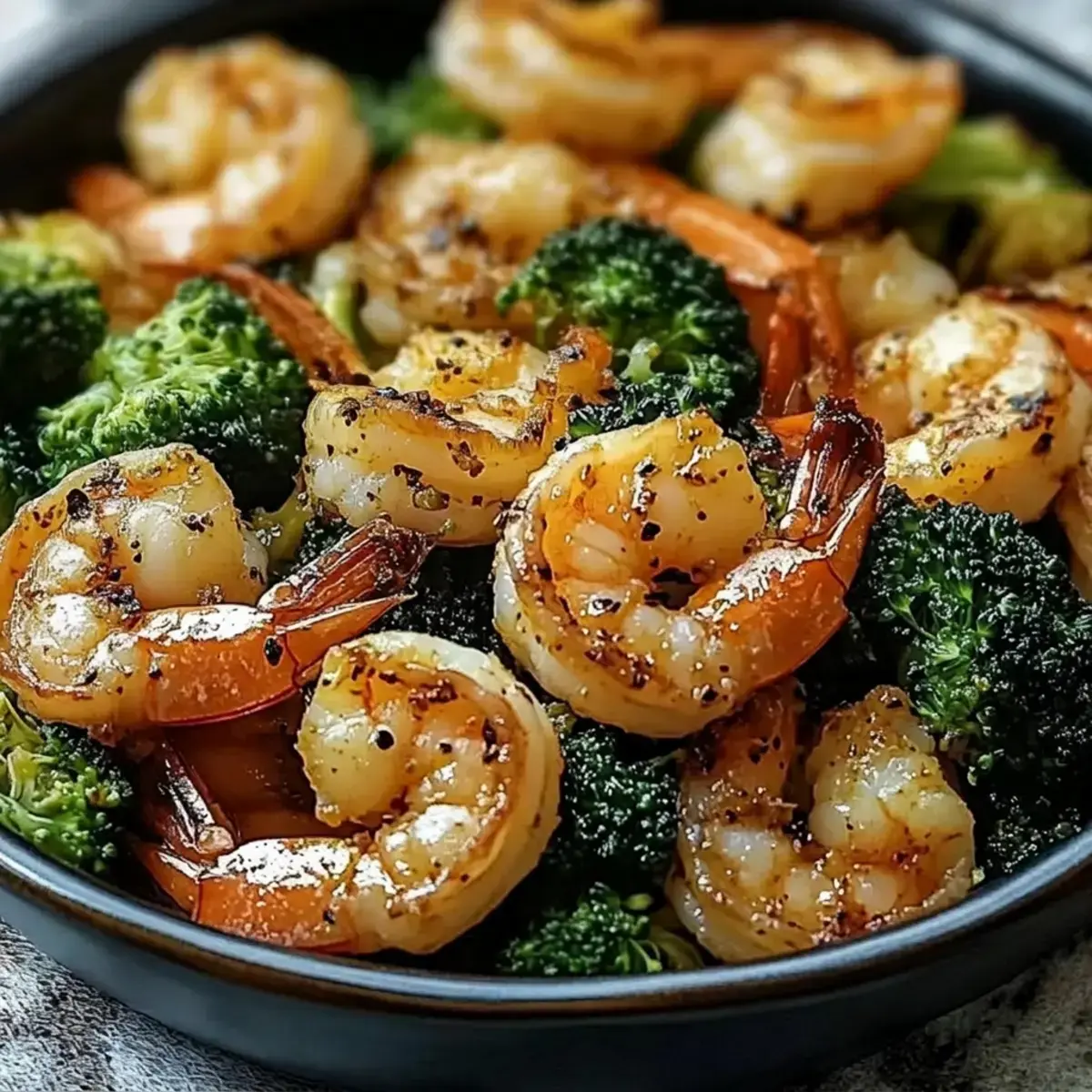 Want Delicious Low Carb Shrimp And Broccoli Tonight? 7 Tender shrimp and vibrant broccoli close-up