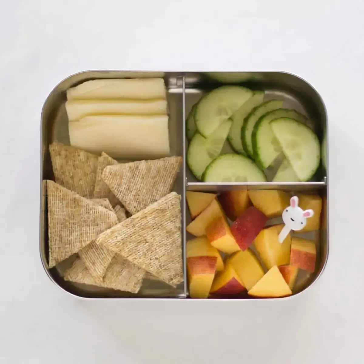 Lunch Box Ideas For Kids: Healthy, Easy School Lunches That Work 12 Lunch Box Ideas For Kids, 10. Cheddar and Crackers Lunch Box