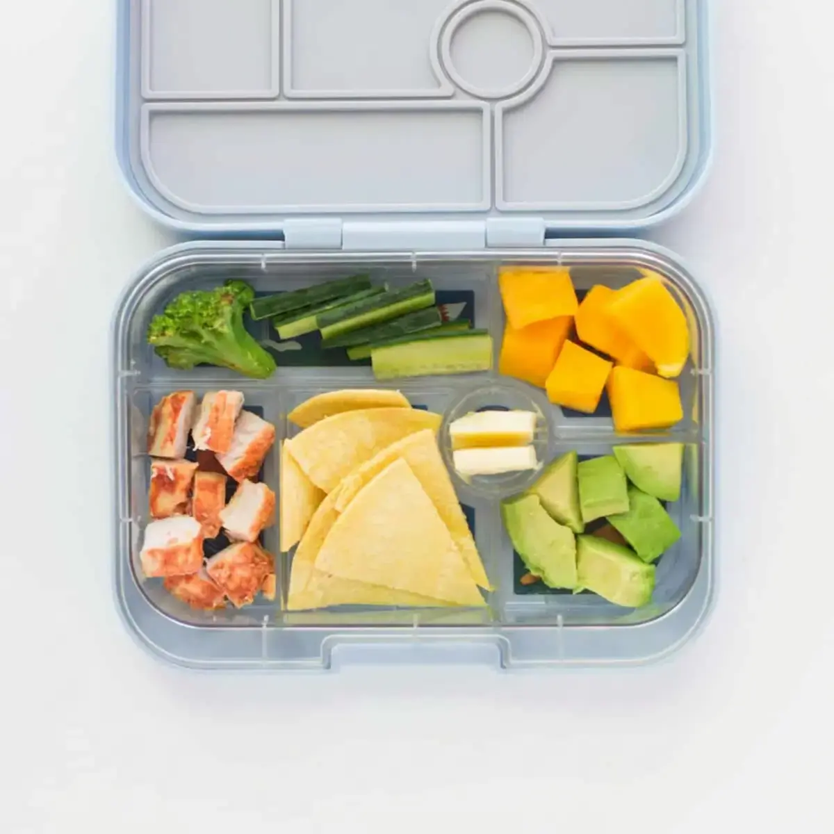 Lunch Box Ideas For Kids: Healthy, Easy School Lunches That Work 13 Lunch Box Ideas For Kids, 11. Deconstructed Chicken Enchilada Lunch Box