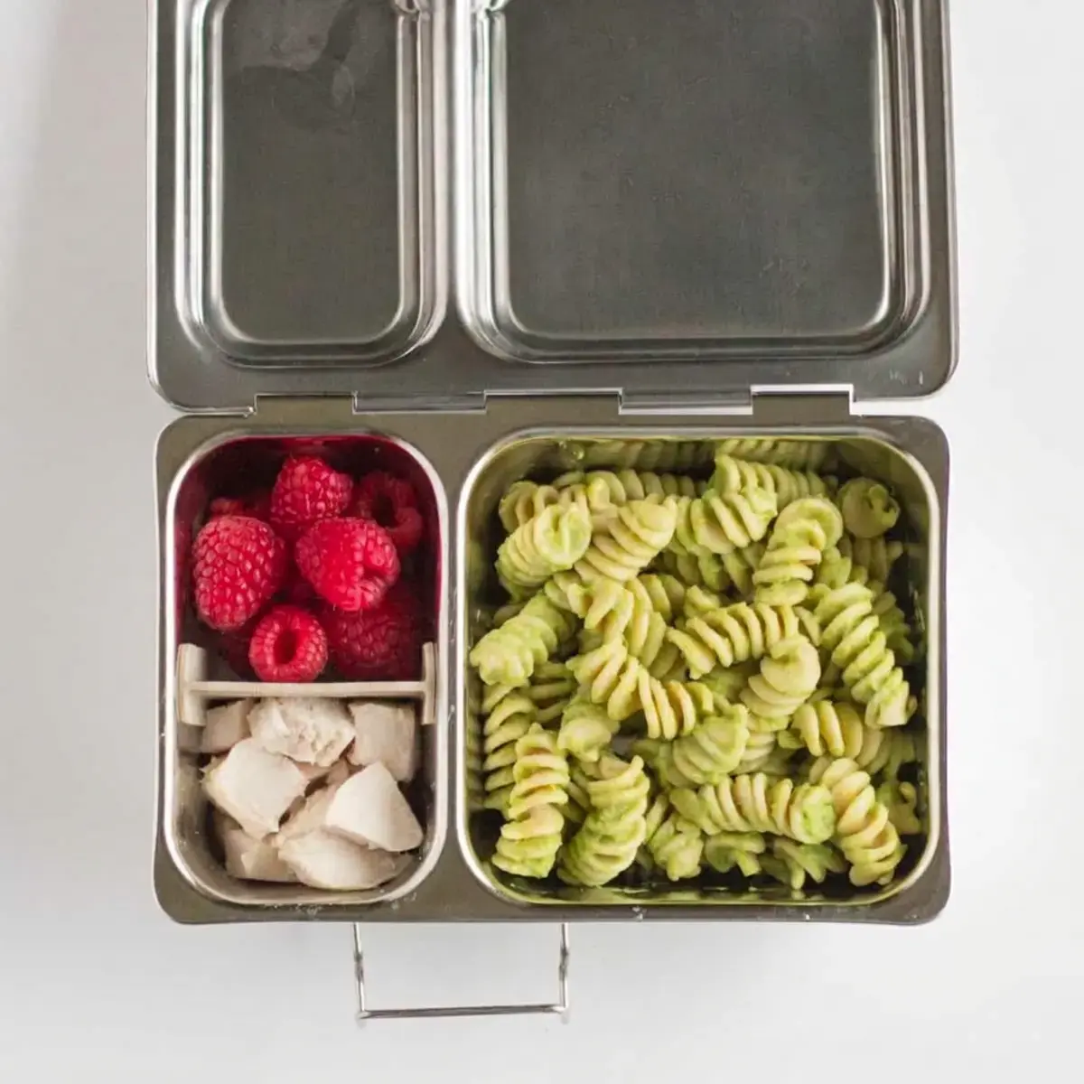 Lunch Box Ideas For Kids: Healthy, Easy School Lunches That Work 5 Lunch Box Ideas For Kids, 3. Zucchini Pesto Pasta Lunch Box