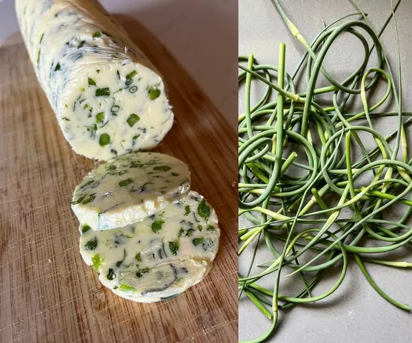 How to Make Garlic Scape Compound Butter 32 Make Garlic Scape Compound Butter