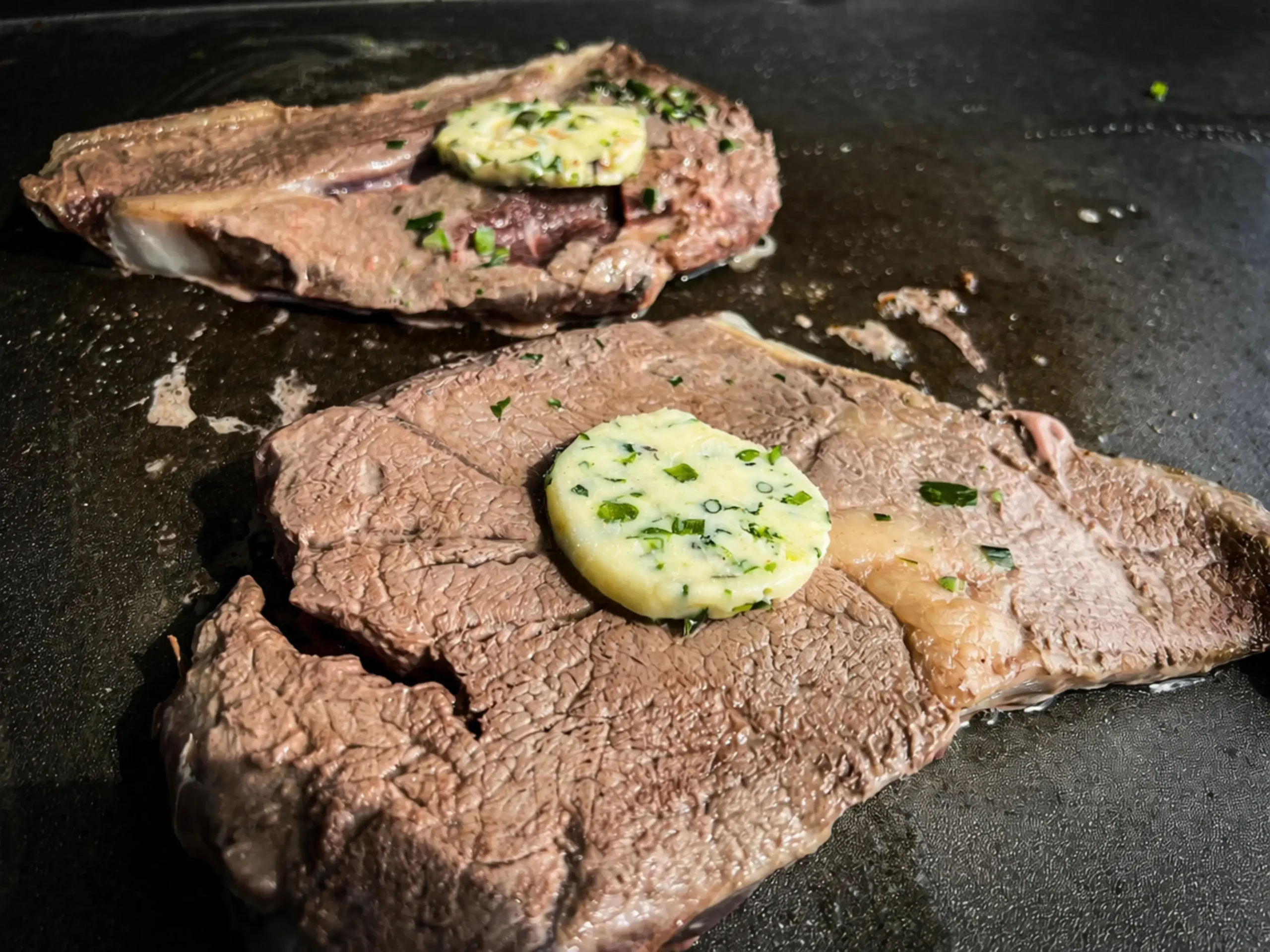 Make Garlic Scape Compound Butter: Recipe, Method, and Tips 6 Herbs folded evenly through softened butter