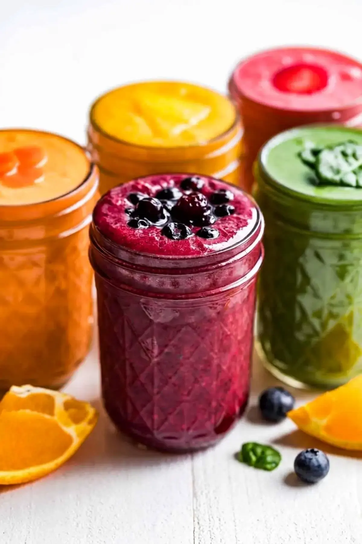 Make Smoothie Recipes at Home: 35+ Fresh Ideas 1 Several colorful homemade smoothies