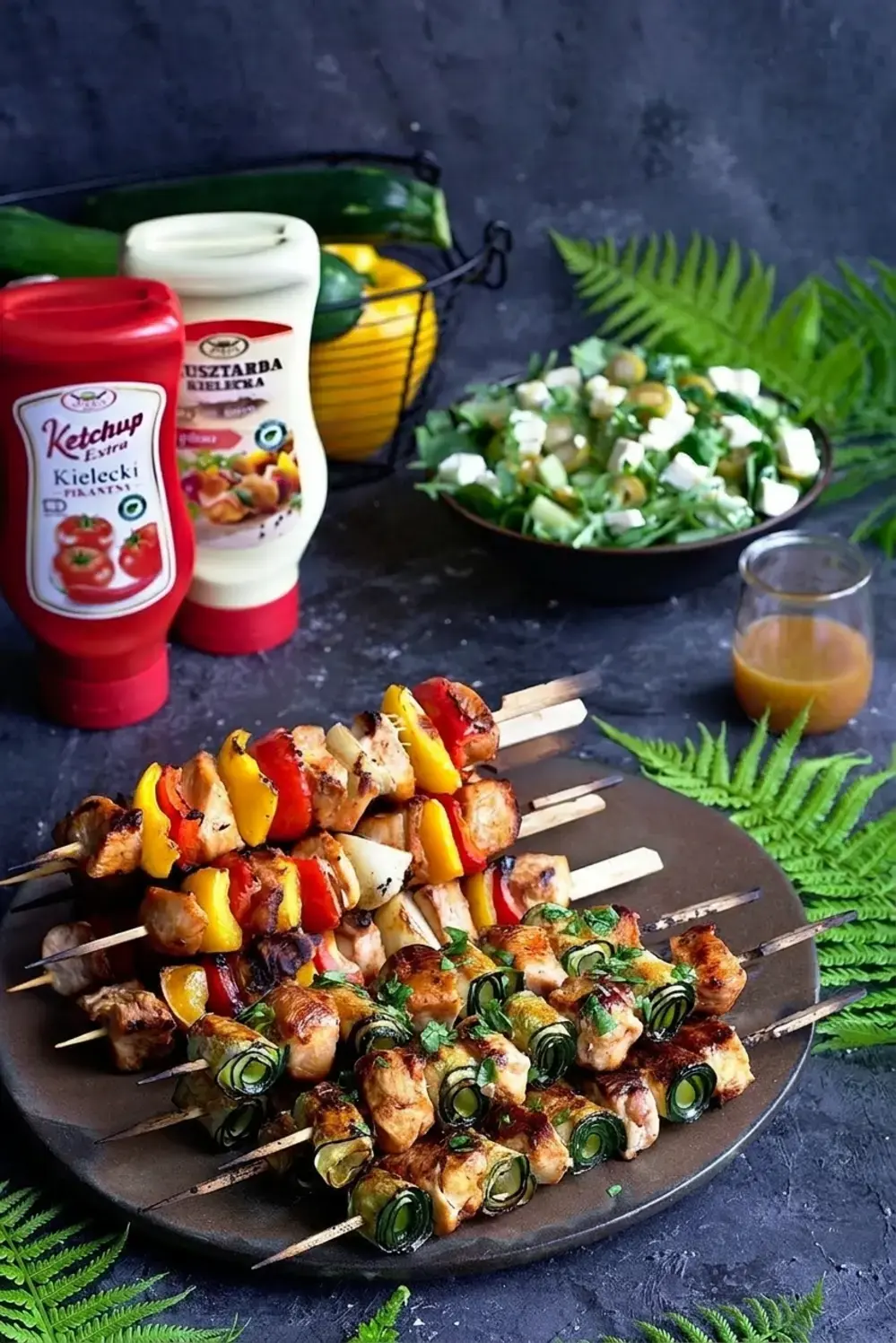 Marynata Do Mies Szaszlyki Drobiowe W Dwoch Odslonach, A Complete Grill Party Menu