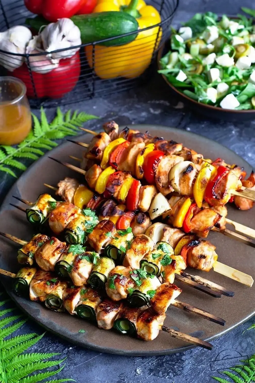 Marynata Do Mies Szaszlyki Drobiowe W Dwoch Odslonach, A Complete Grill Party Menu