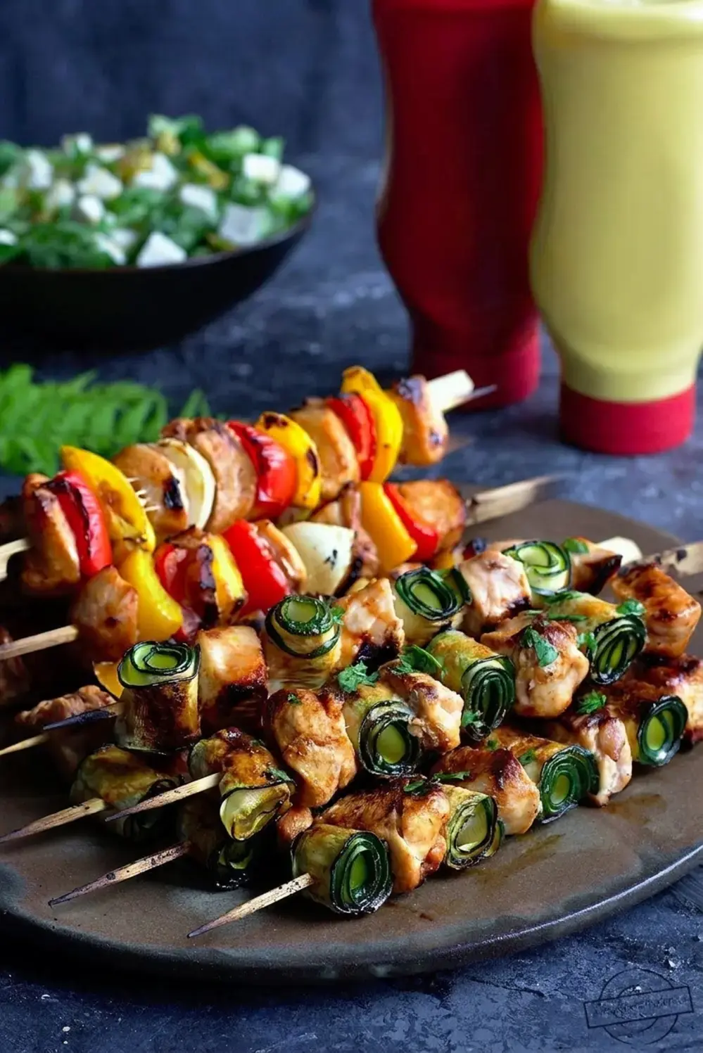 Marynata Do Mies Szaszlyki Drobiowe W Dwoch Odslonach, A Complete Grill Party Menu