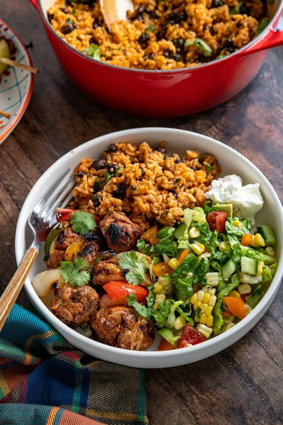 Mexican Barbecue Chicken Skewers for a Flavorful Grill Night 11 Mexican Barbecue, All with estimated calories and Slimming Eats and Weight Watcher Smart Points values
