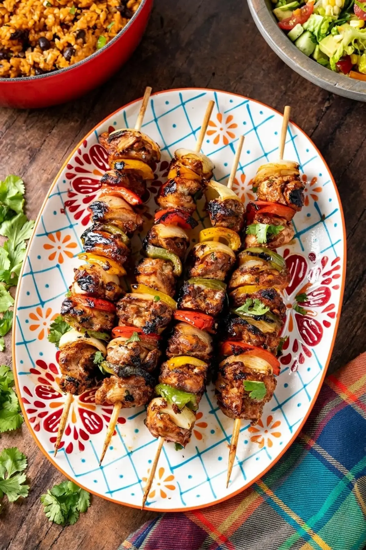 Mexican Barbecue Chicken Skewers for a Flavorful Grill Night 9 Mexican Barbecue, Vegetables for Barbecue Skewers