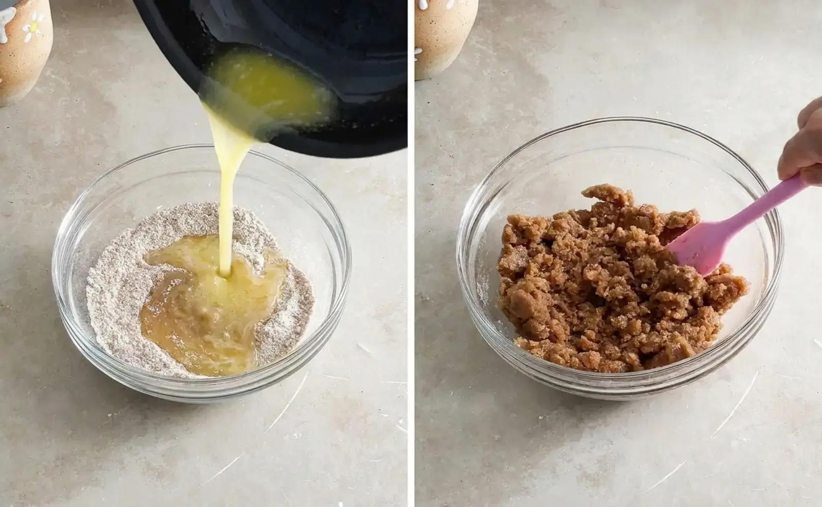 Peach Cobbler Cookies with Soft Chewy Texture and Warm Spice 26 Make the cinnamon crumble