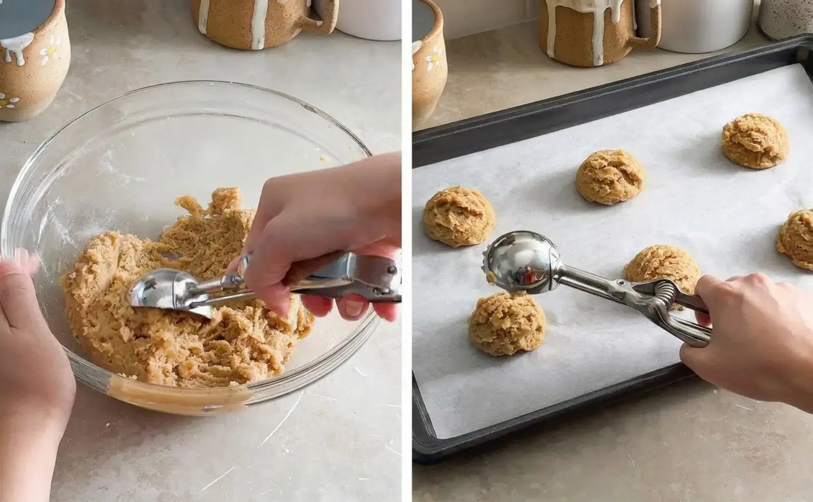 Peach Cobbler Cookies with Soft Chewy Texture and Warm Spice 33 Make the cookies