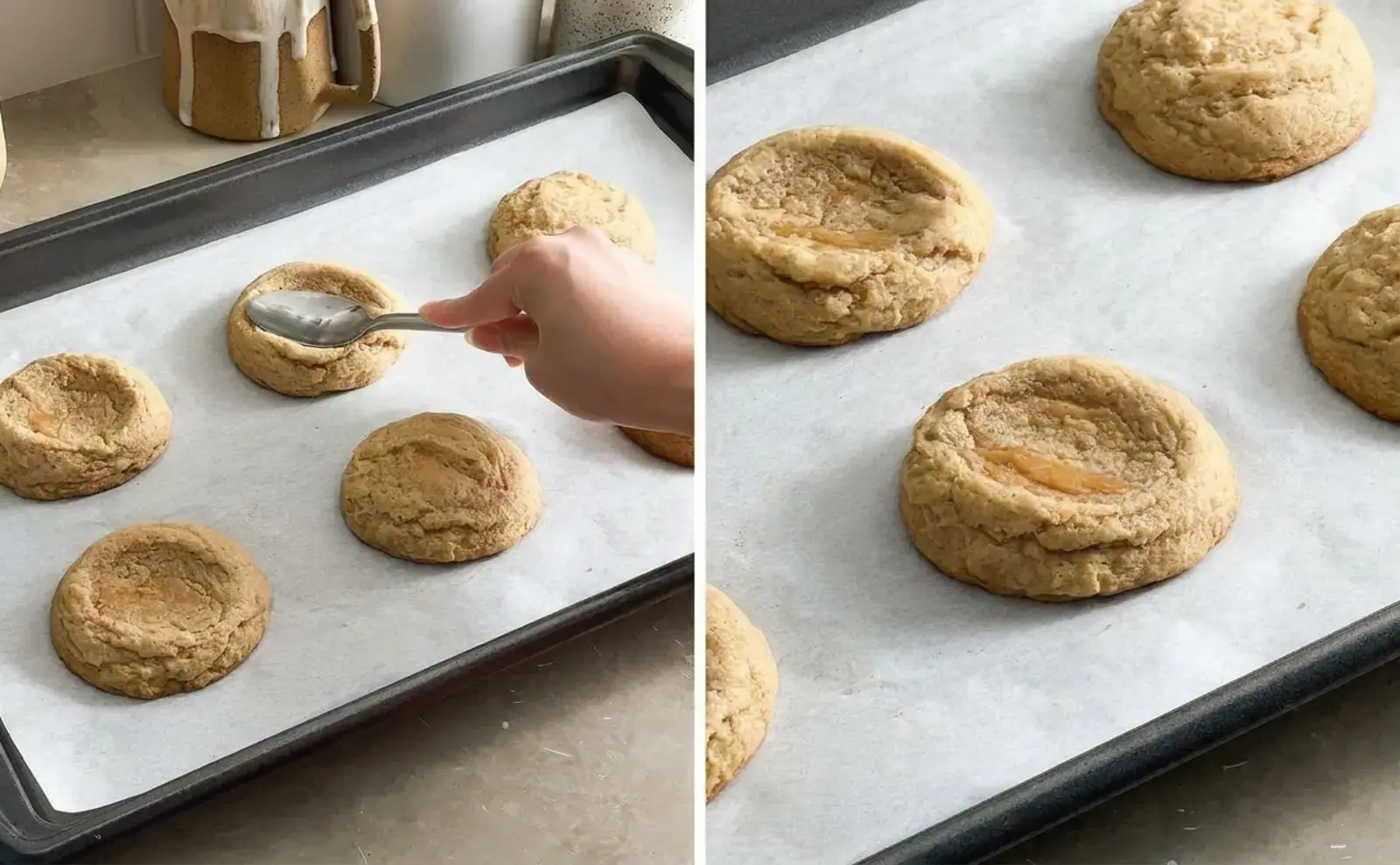 Peach Cobbler Cookies with Soft Chewy Texture and Warm Spice 34 Make the cookies